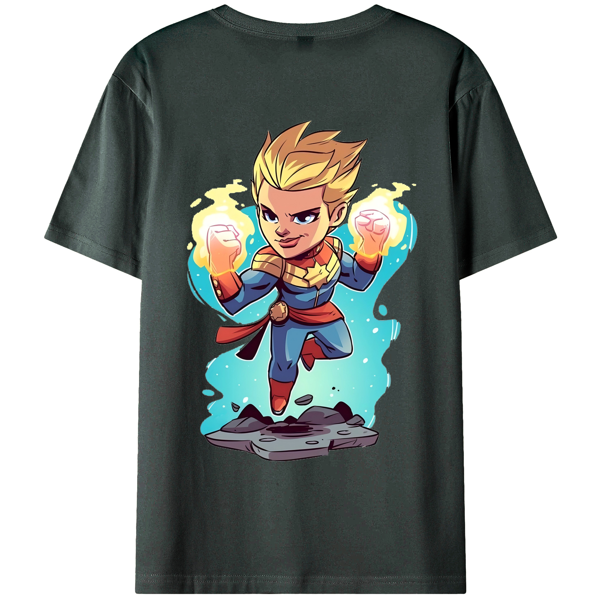 （画像用） アベンジャーズ The Avengers 綿100％ メンズ半袖Tシャツ（バックプリント） 通気性